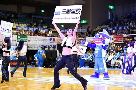 滋賀レイクスターズのチアリーディング