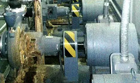 ポンプのメカニカルシール化ビフォー