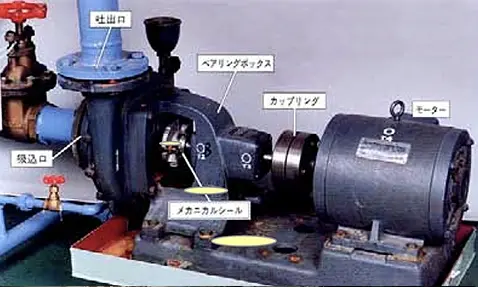 ポンプのメカニカルシール化アフター
